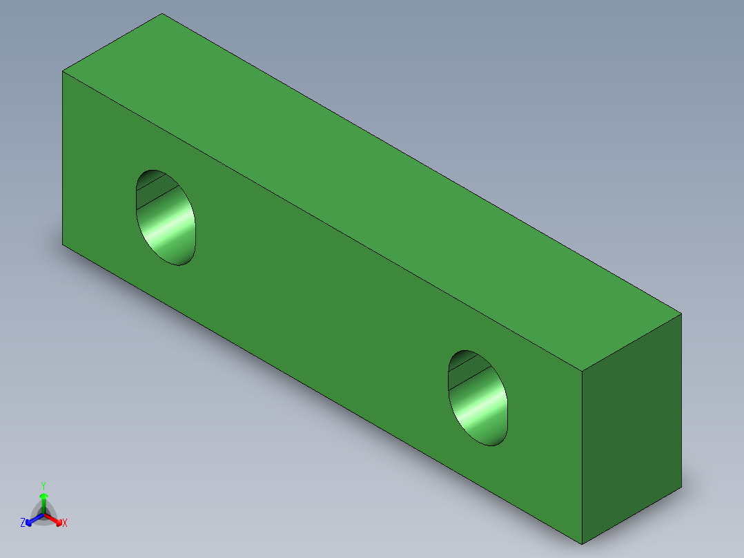 5英寸机钳钳口正等轴测图