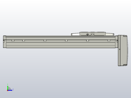 TH12-L300-B5-BM轨道内嵌式模组滑台左视缩略图
