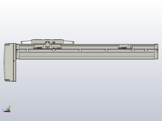 TH12-L300-B5-BM轨道内嵌式模组滑台右视缩略图
