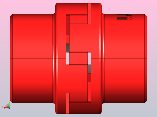 L型凸爪式弹性联轴器[FL90]后视缩略图
