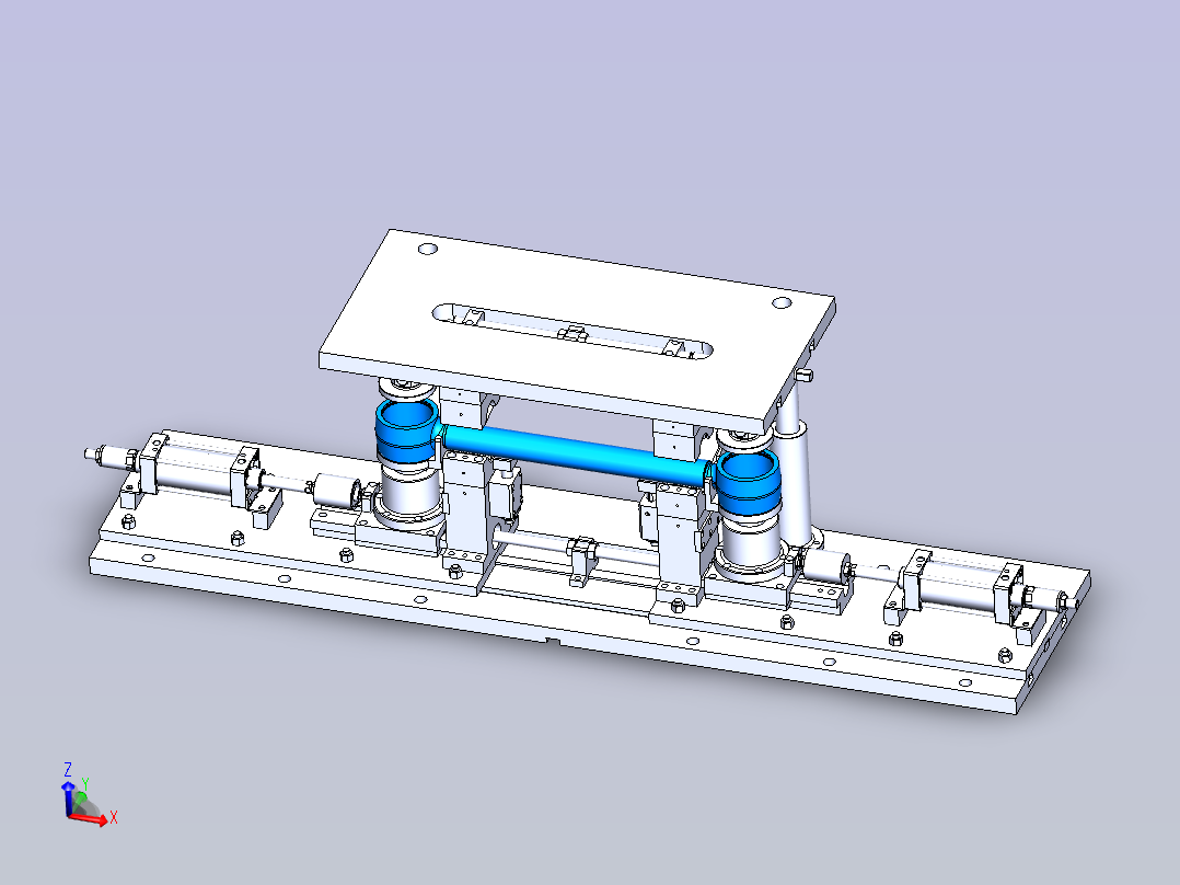 推力杆全自动热压装夹具主视图