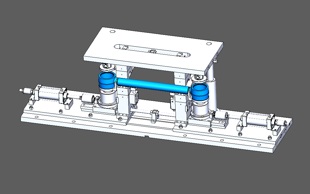 推力杆全自动热压装夹具