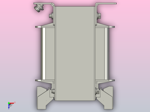 JBK5-630机床控制变压器三维模型202407俯视缩略图