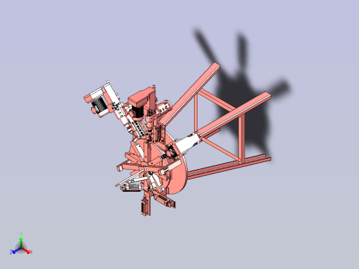 圆盘式钻3D图纸
