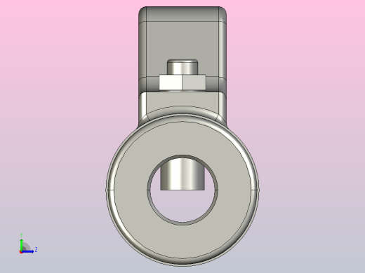 Q21F外螺纹球阀[32]左视缩略图