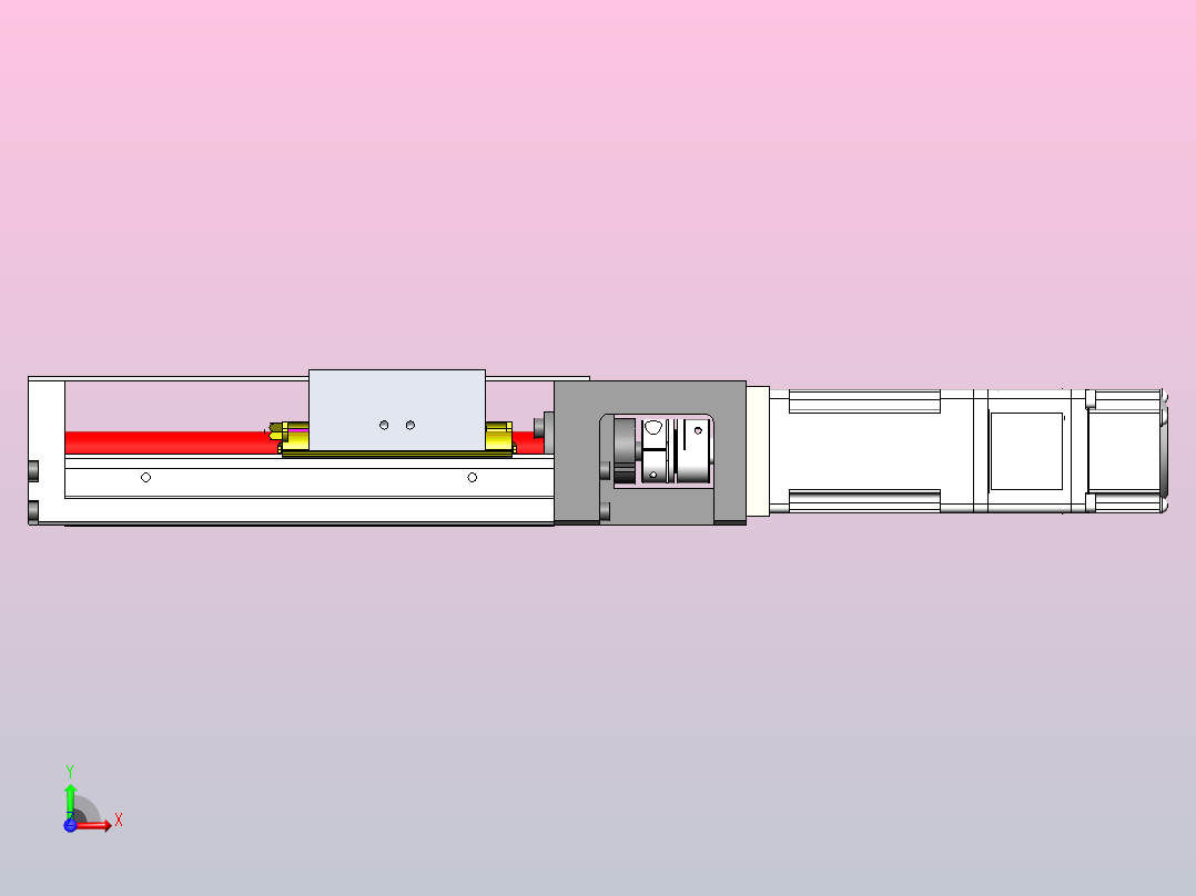 KK模组KK60-150A1-F0 行程58mm前视图