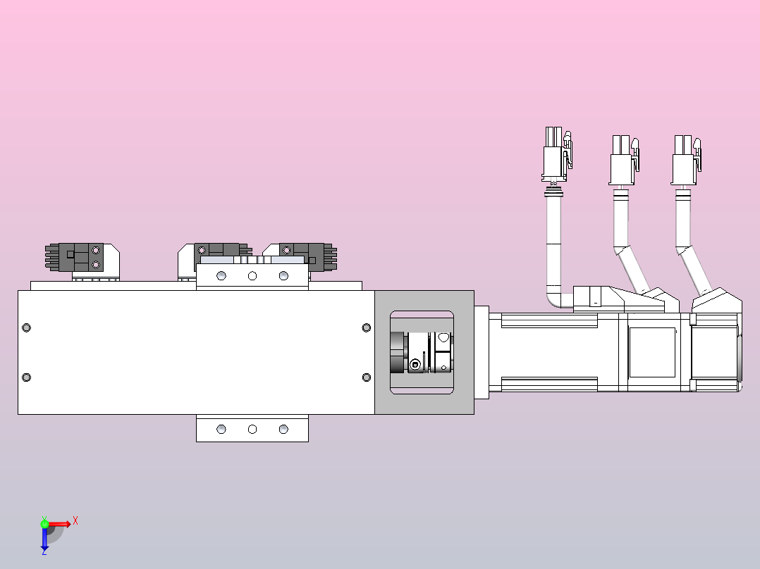KK模组KK60-150A1-F0 行程58mm俯视图