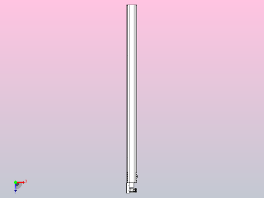 皮带直线轴半封闭可选导轨TPA-HNB-175D-140-L2850-ML-Y-P75-N3俯视缩略图