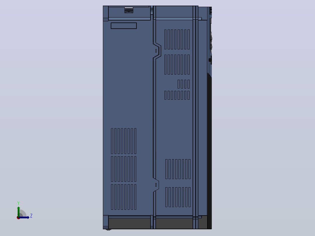 适用电机15~22KW变频器[FRN15G1S-4C]左视图