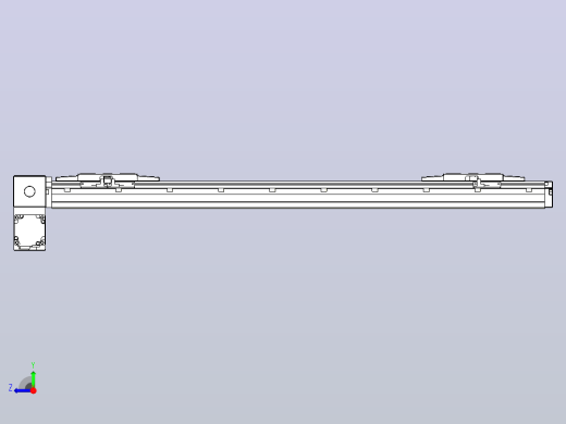 皮带直线轴双滑块型TPA-GCBS-120-P70-L250-LP-M20-N3右视缩略图