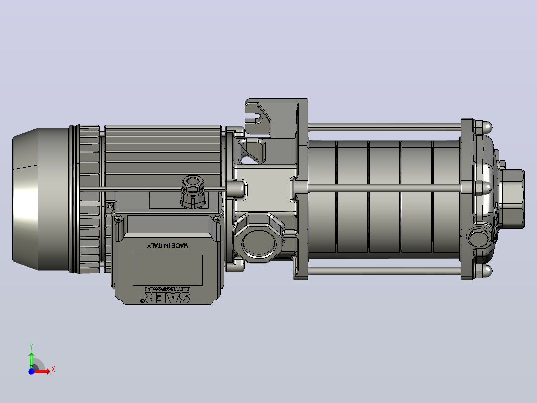 卡普特 OP32R-5 0.9kW 50HZ水泵前视图