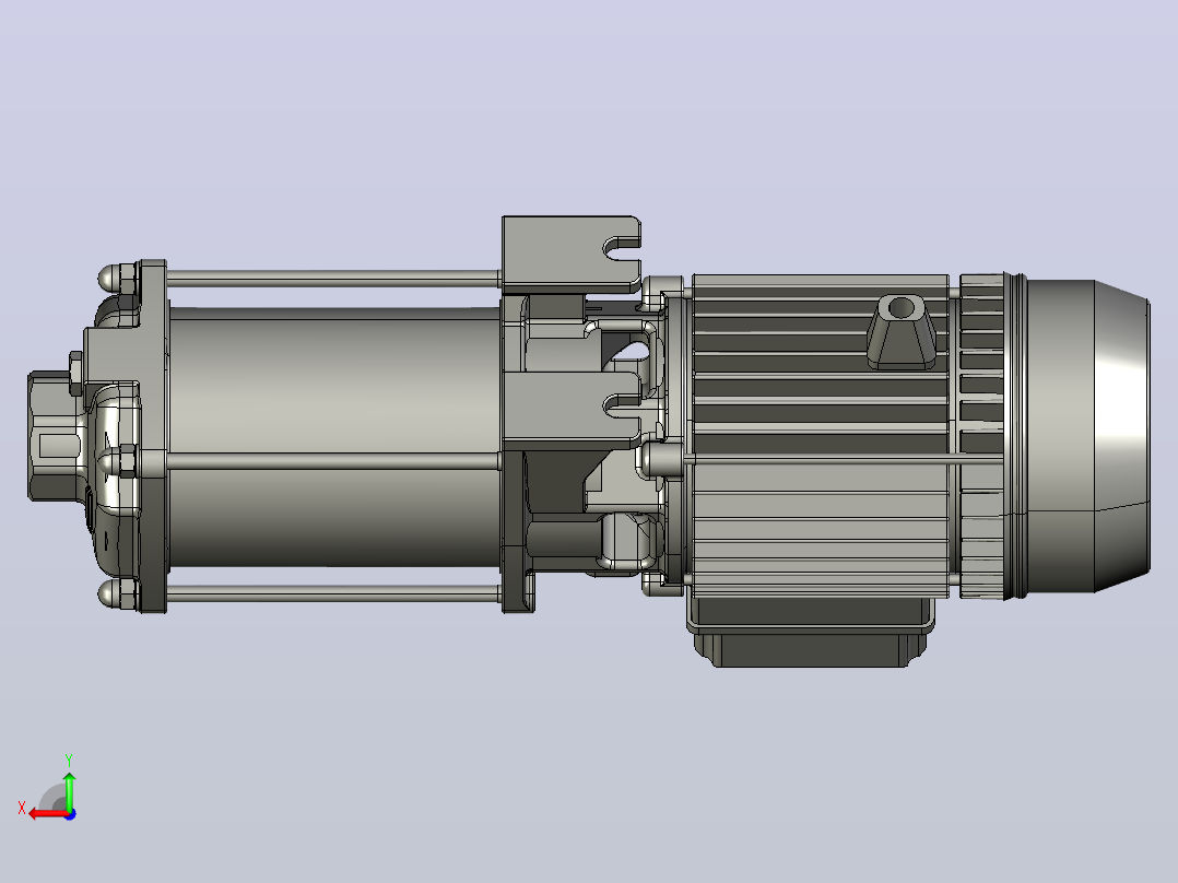 卡普特 OP32R-5 0.9kW 50HZ水泵后视图
