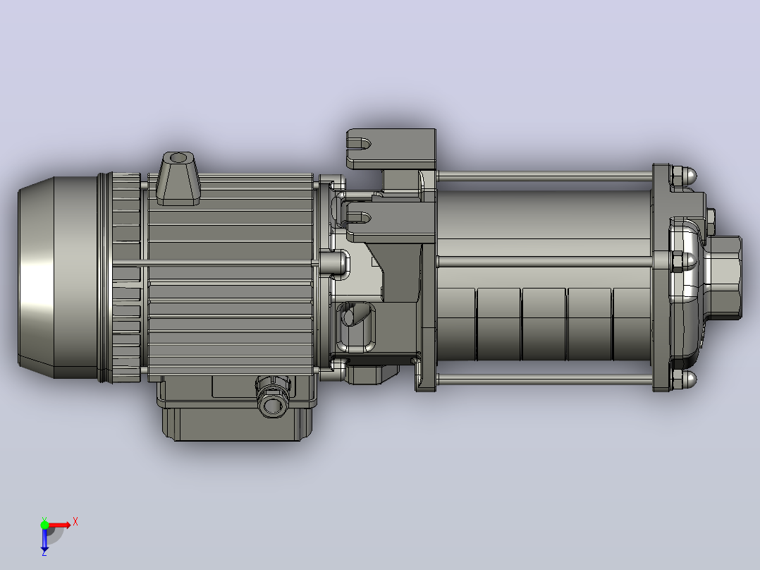 卡普特 OP32R-5 0.9kW 50HZ水泵俯视图