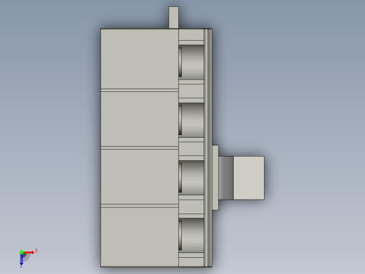 正泰空气断路器NM1-630S-500-4P俯视缩略图