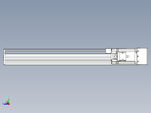 日规模组半封闭丝杆TPA-HNR-85D-1610C-L350-ML-Y-P20-N3右视缩略图