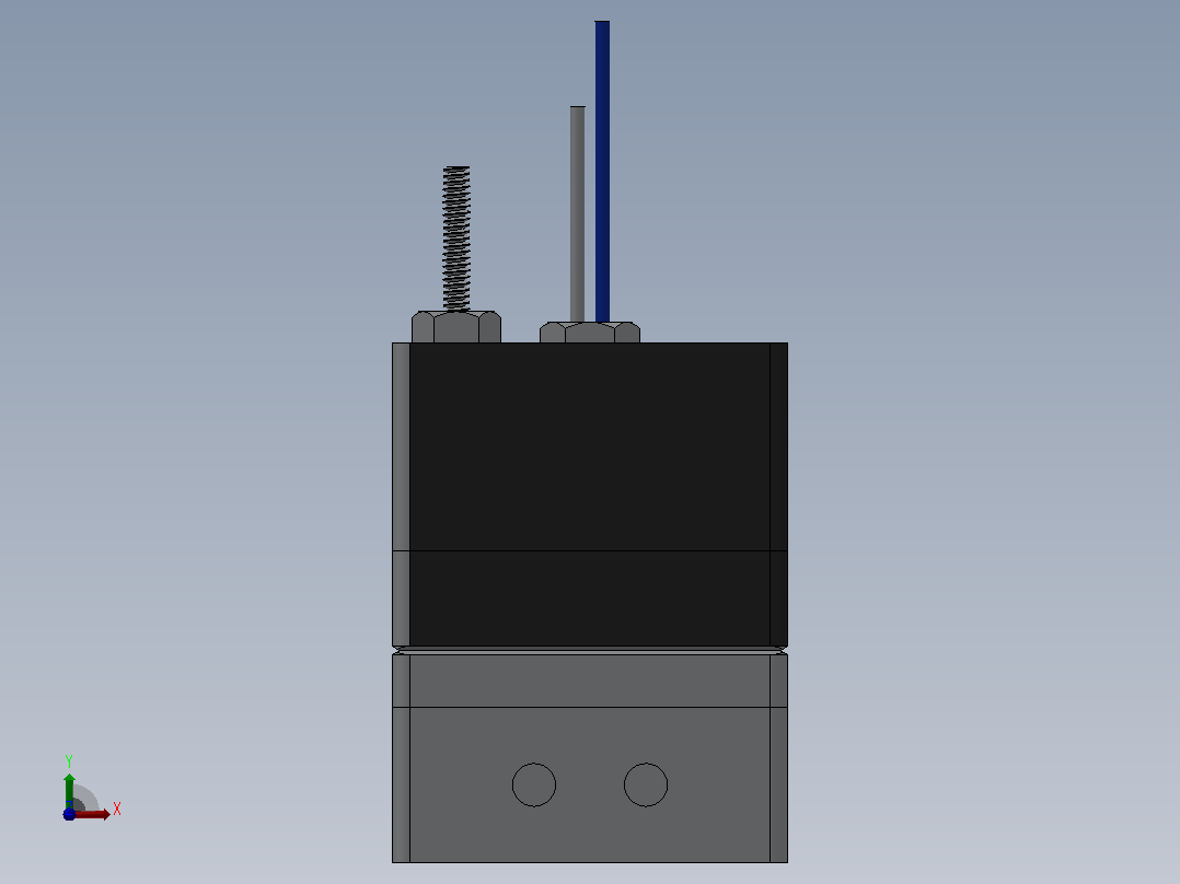 QD-L2型气电转换器[QD-L2]前视图