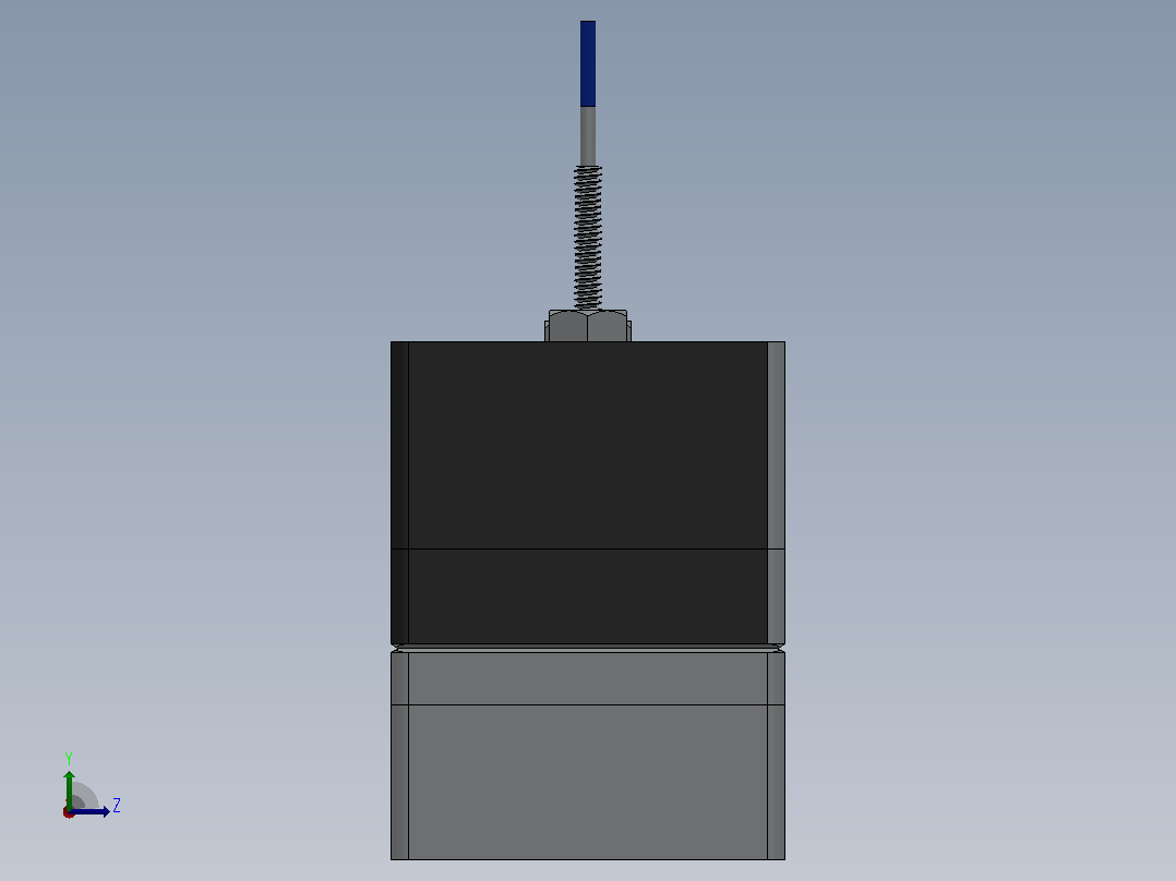 QD-L2型气电转换器[QD-L2]左视图