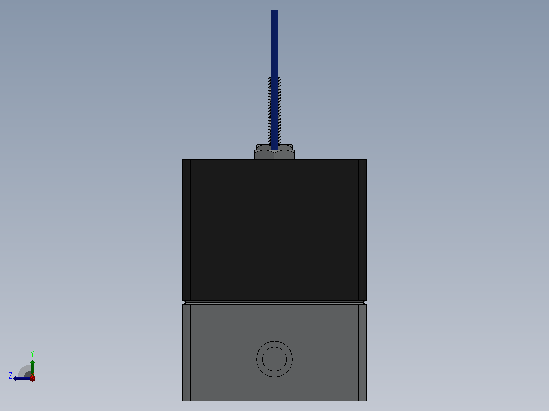 QD-L2型气电转换器[QD-L2]右视图