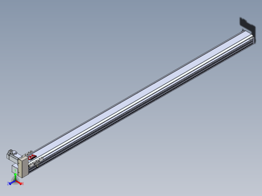 皮带直线轴半封闭可选导轨TPA-HNB-120D-110-L2050-RU-Y-P40-N3主视缩略图