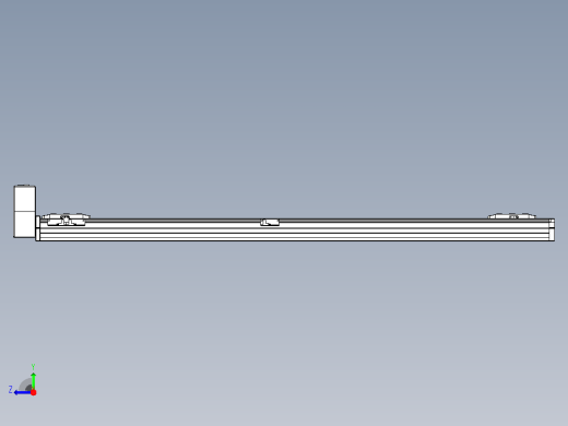 皮带直线轴双滑块型TPA-GCBS-80-P60-L550-RU-M20-N3右视缩略图