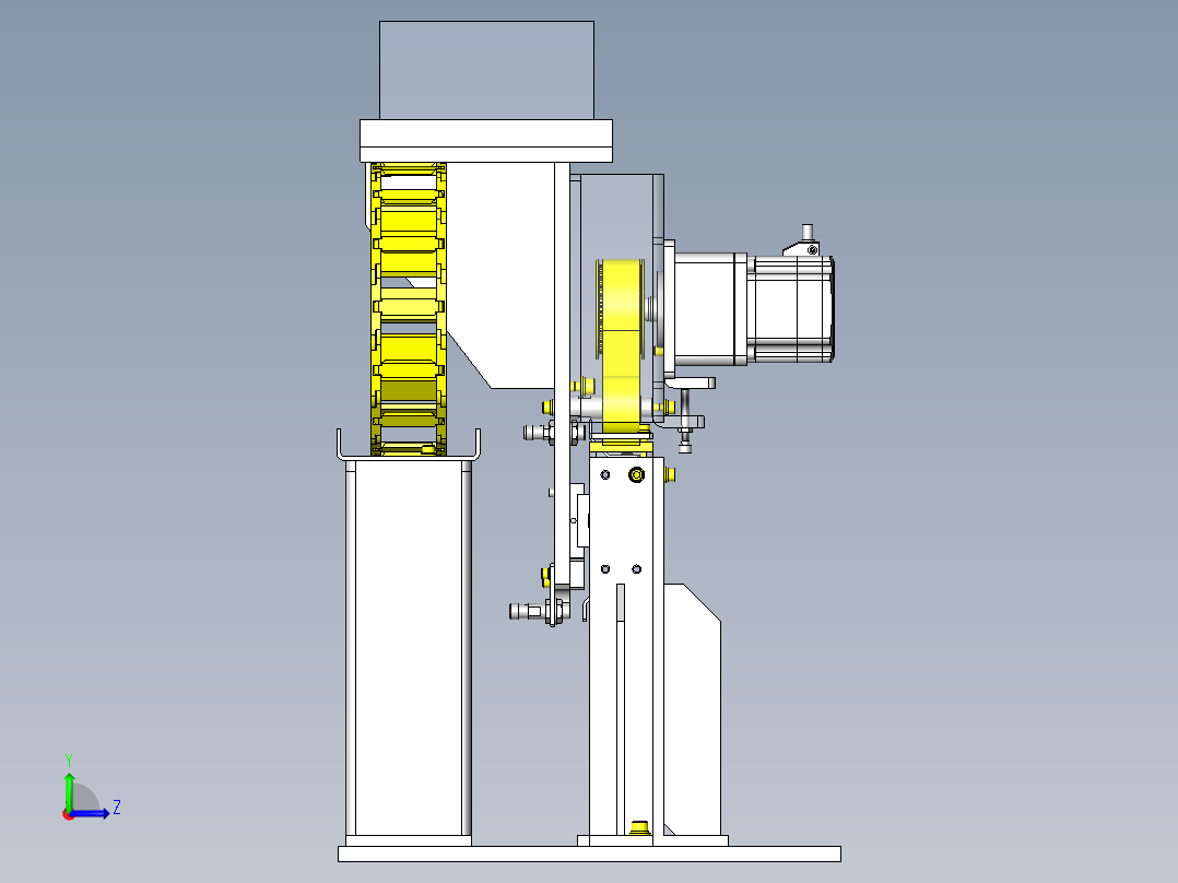 加长行程滑动机构左视图