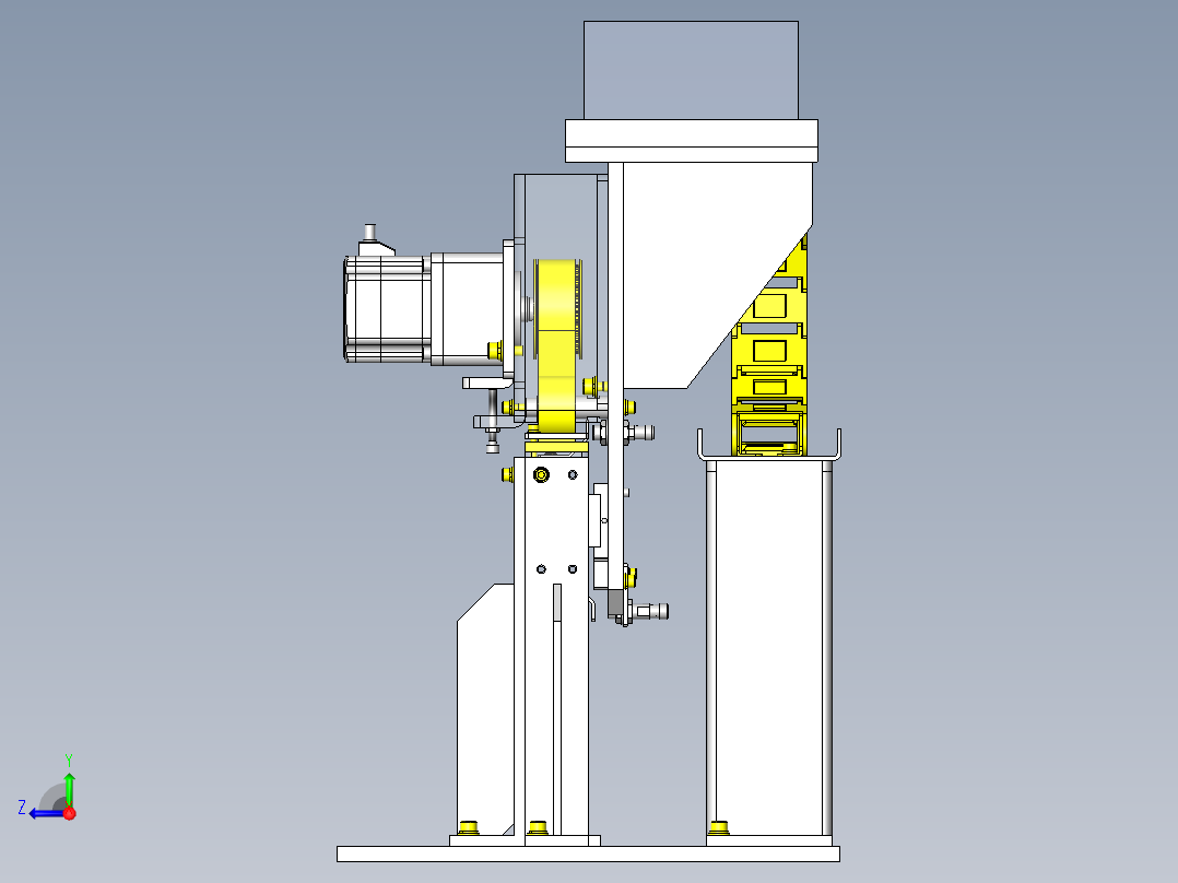 加长行程滑动机构右视图