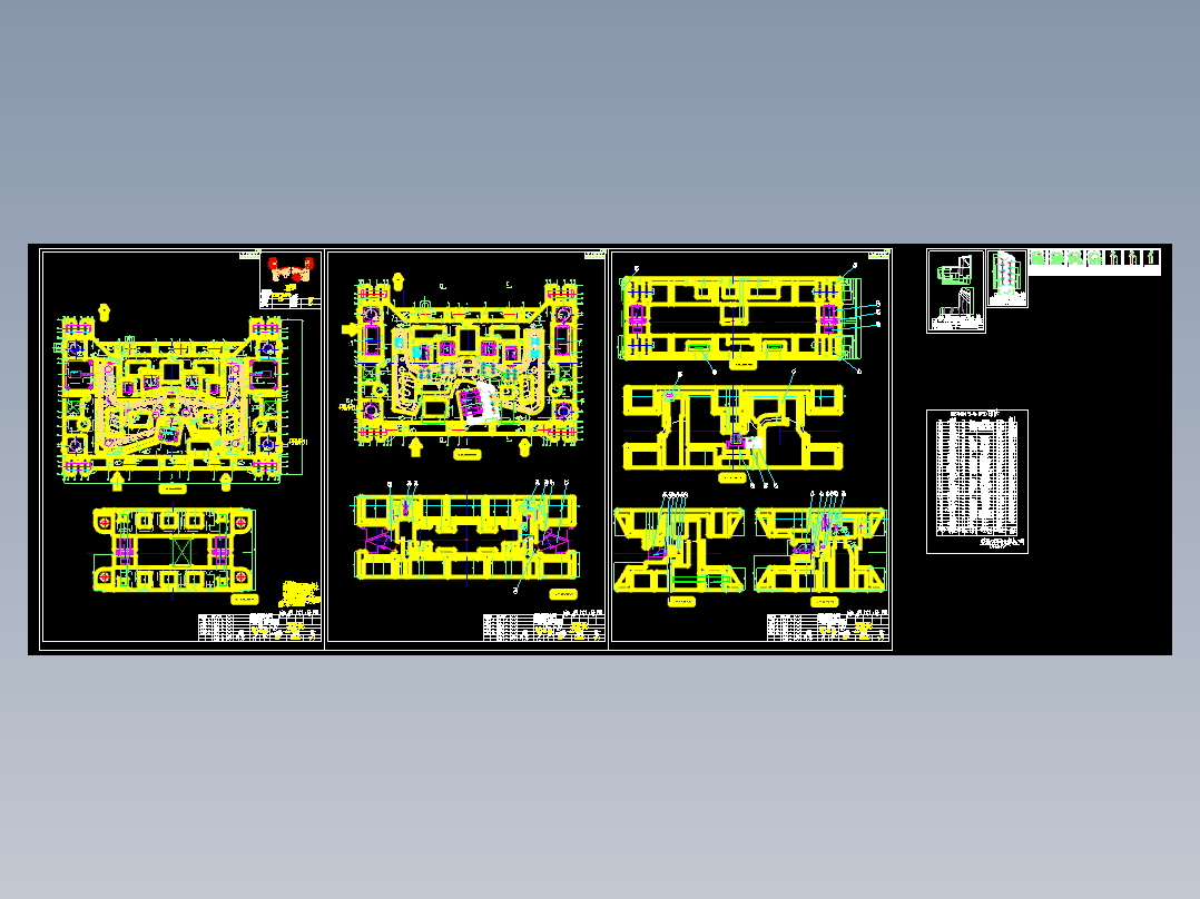 冲压模具结构图