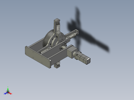 增力机构3D模型正等轴测缩略图