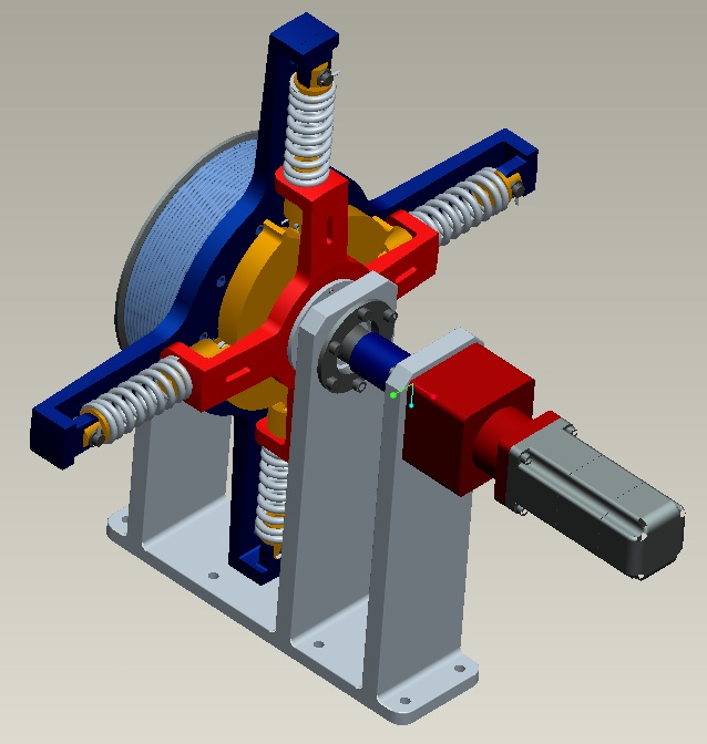 增力机构3D模型
