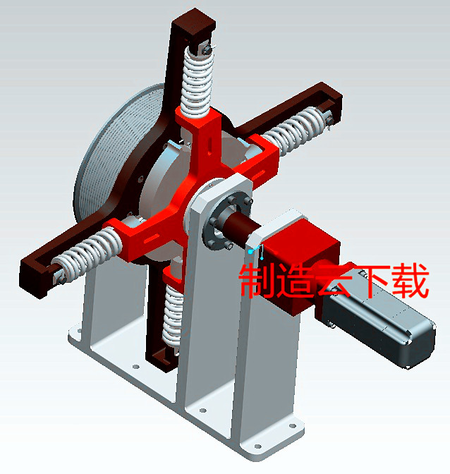 增力机构3D模型