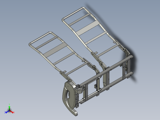 汽车座椅骨架结构图