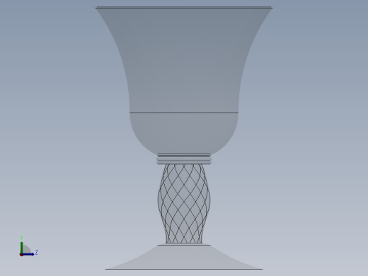 高脚酒杯左视缩略图