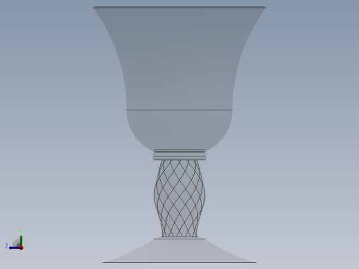 高脚酒杯右视缩略图
