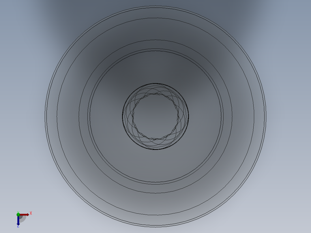 高脚酒杯俯视图