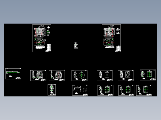 某盖冒垫片设计图纸 CAD图纸（