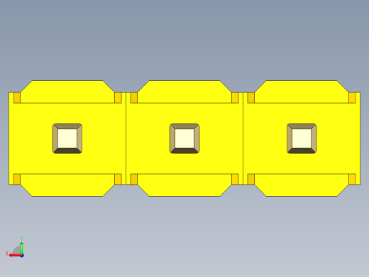 彩色公头100mil（2.54mm）系列-DS1021_yellow_1x03p_100mil_Type19_rev1.0后视缩略图