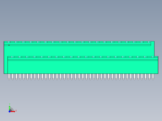 DEGSON 2EDG 系列 5.0mm 可插拔接线端子组-2EDGVTC-5.0-40P-14-00AH前视缩略图