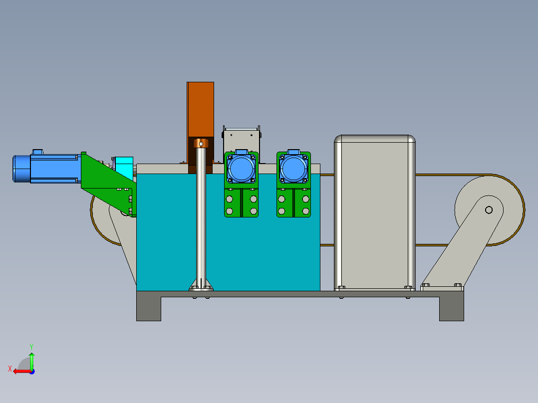 电池包装送料机构设计【三维PROE模型+3张CAD图纸+说明书】后视图