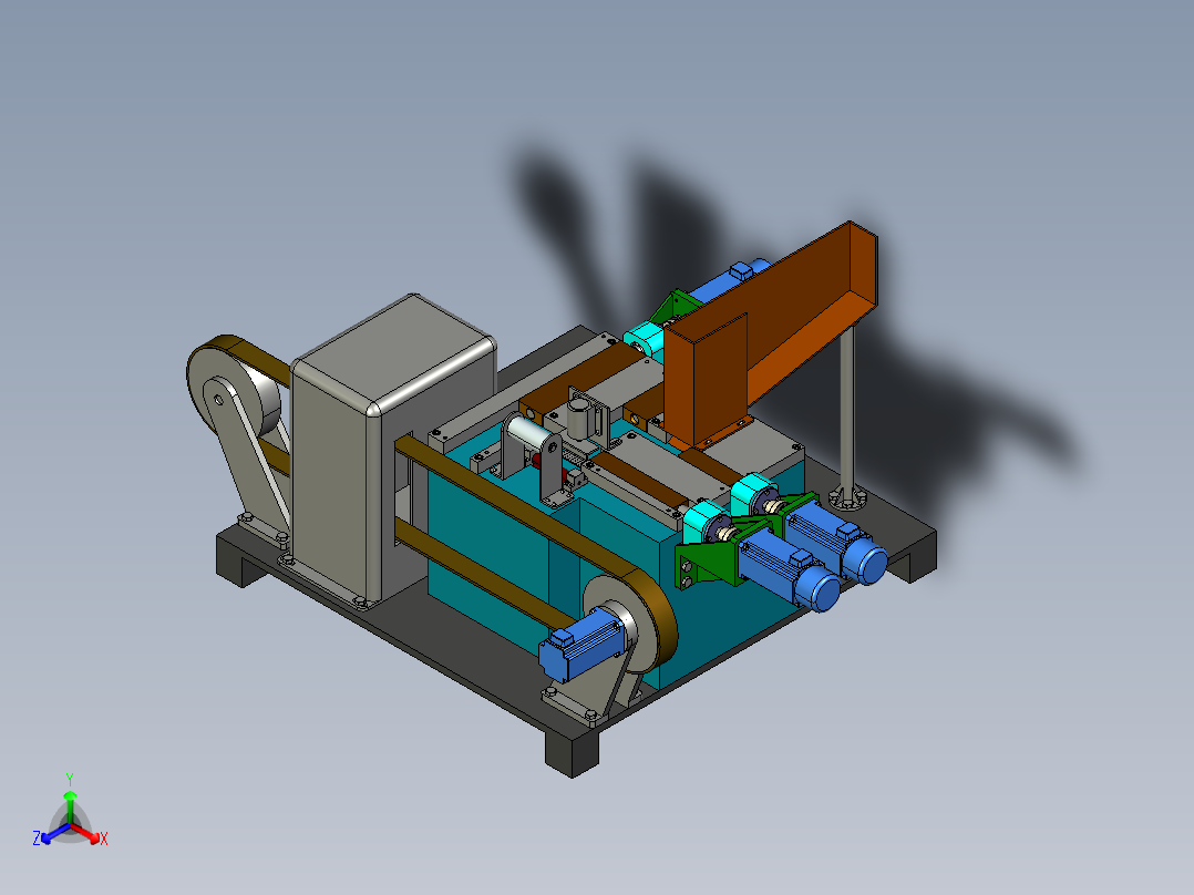 电池包装送料机构设计【三维PROE模型+3张CAD图纸+说明书】正等轴测图