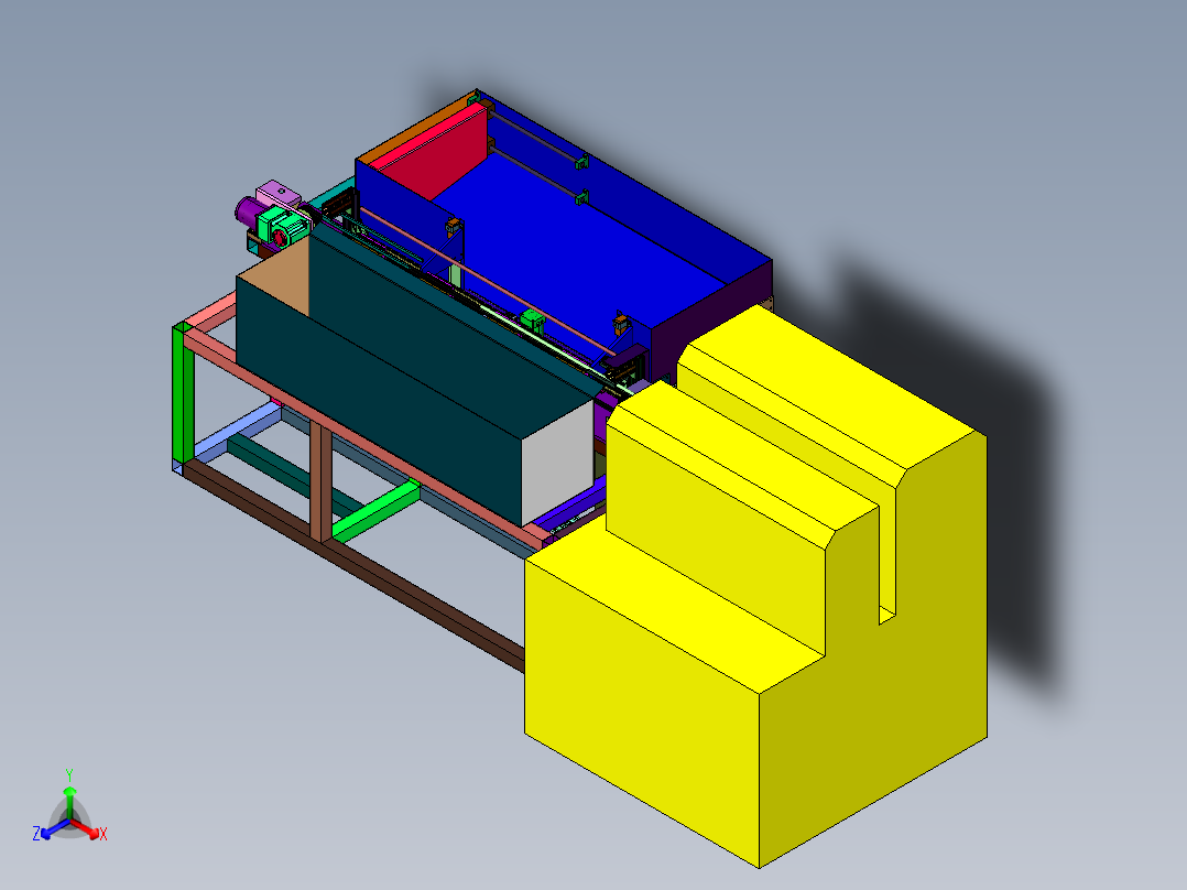 圆管圆棒轴类杆件除锈抛光机