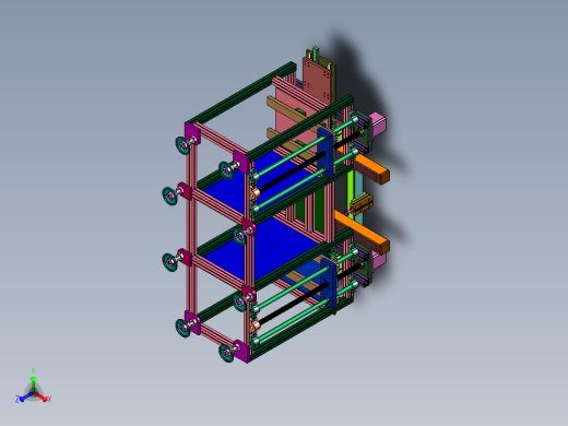 堆叠料盘零件取料机