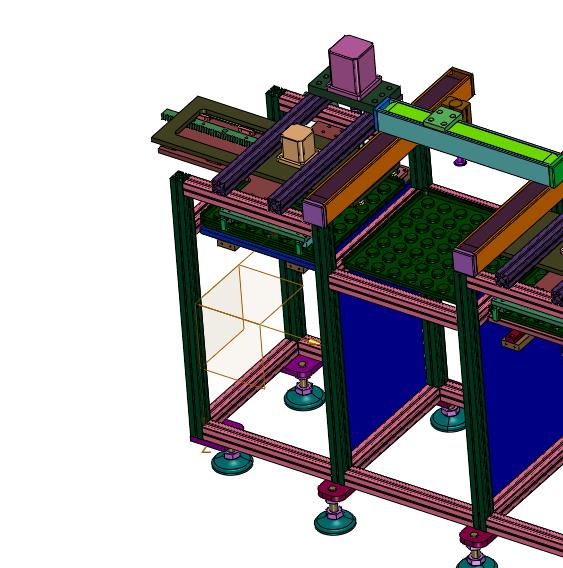 堆叠料盘零件取料机
