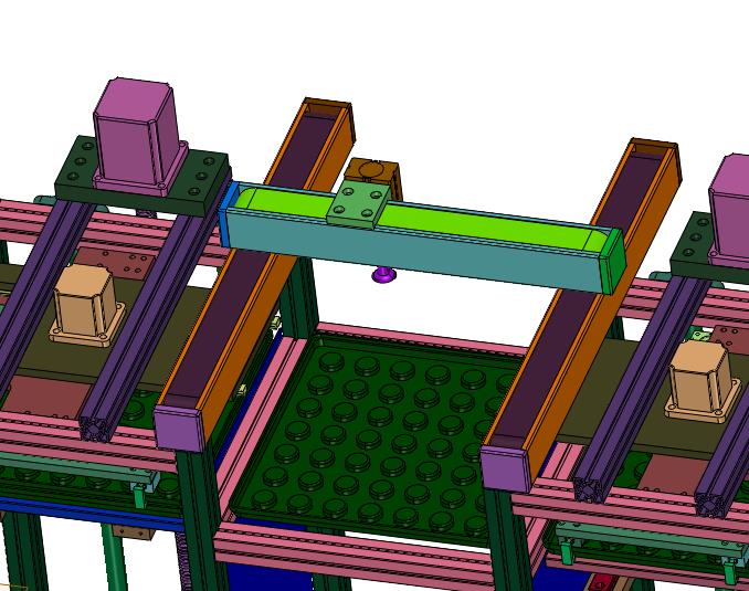 堆叠料盘零件取料机