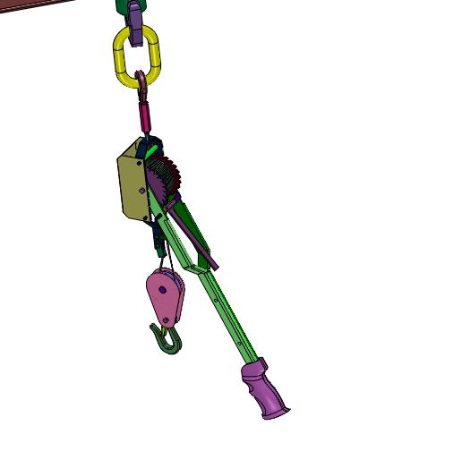 墙壁手动吊挂吊机