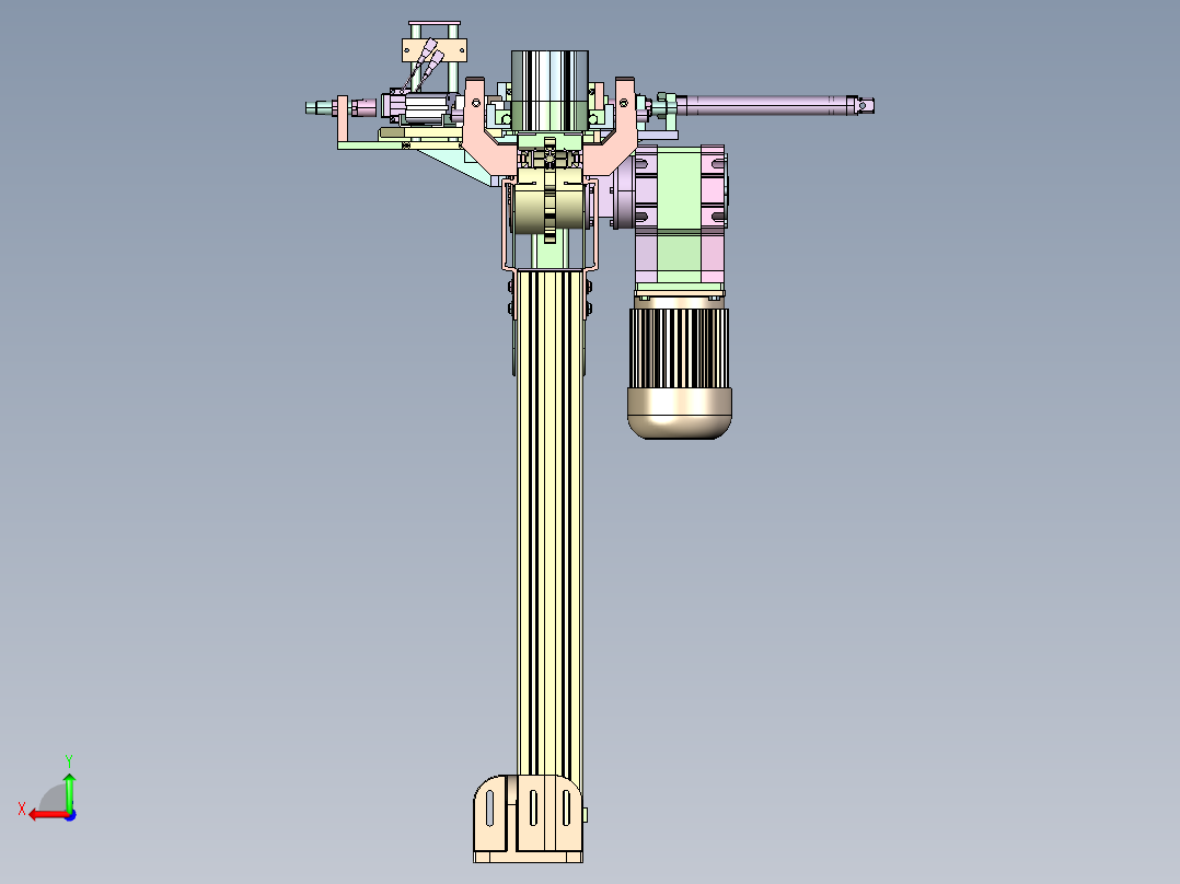 传送带模型后视图