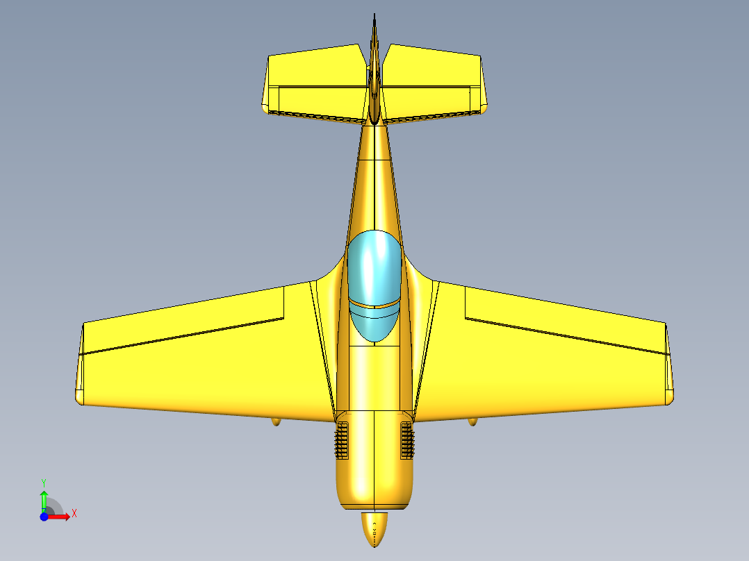 苏霍伊-26战斗机模型图前视图