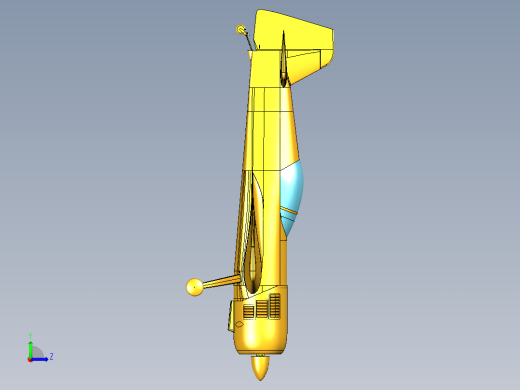苏霍伊-26战斗机模型图左视缩略图