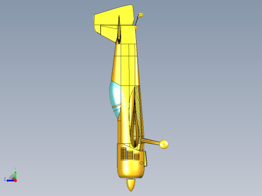 苏霍伊-26战斗机模型图右视缩略图