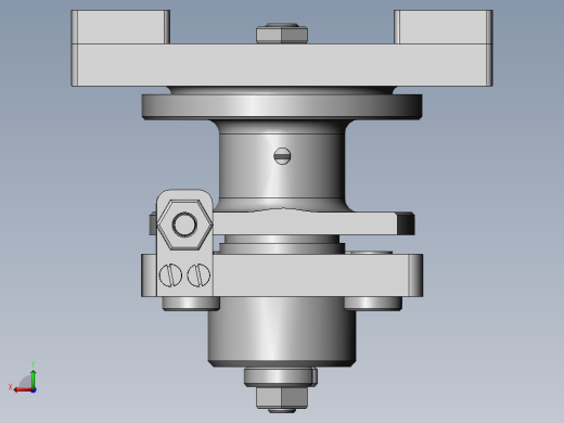 831004法兰盘加工工艺及钻4-φ9孔夹具设计【含三维SolidWorks】后视缩略图