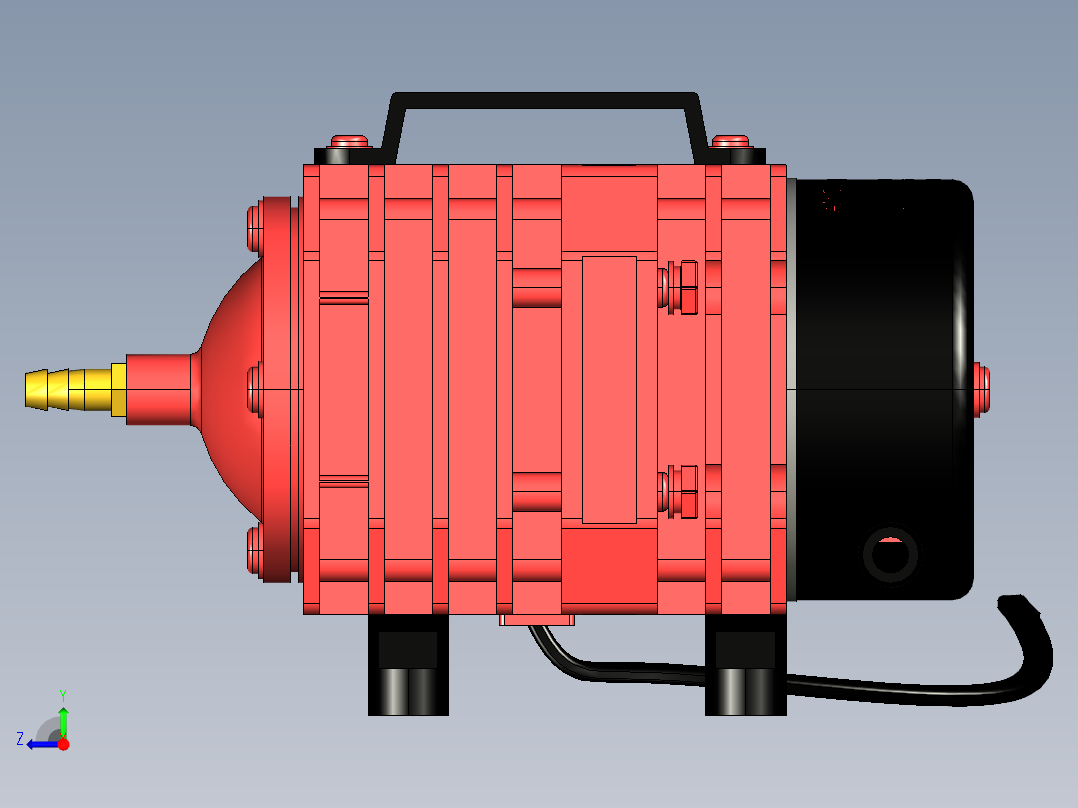 海乐空气压缩机 (ACO-318)--stp sw右视图